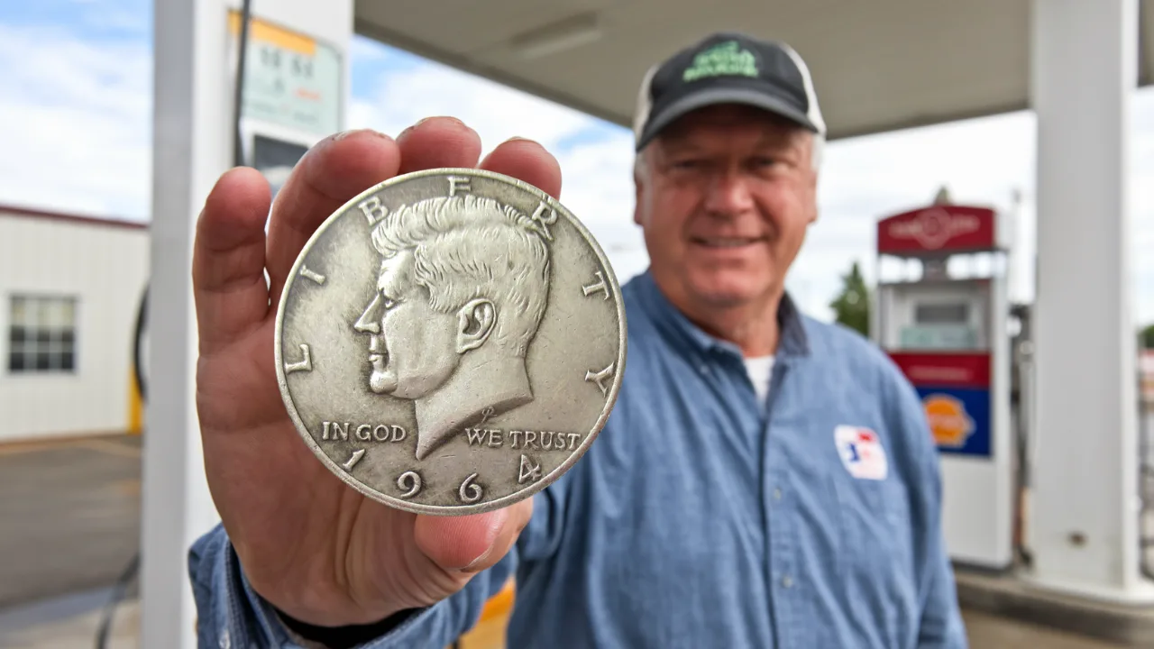 1964 kennedy half dollar coin
