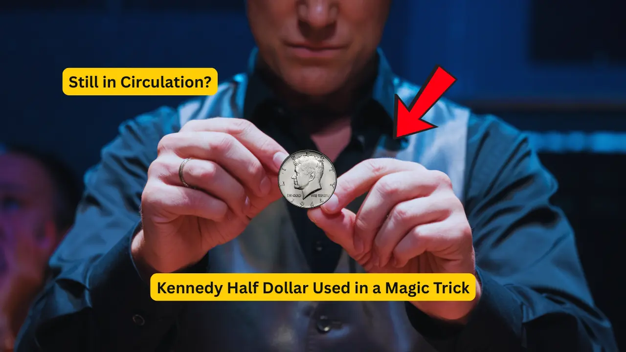 Kennedy Half Dollar Used in a Magic Trick