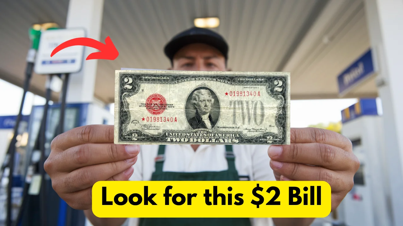 found at gas station $2 Bill